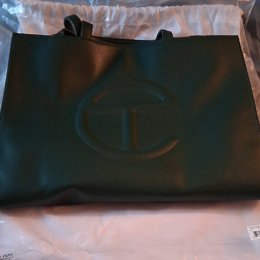 Telfar Forest Green Shopper Bag
